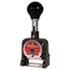 Dropped Cipher Multiple Movement Numbering Machine, Pre-Inked/Re-Inkable, Black