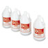 Water-Soluble Deodorant, Lemon Scent, 1gal Bottles, 4/Carton