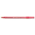 Round Stic Ballpoint Stick Pen, Red Ink, Medium, Dozen
