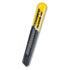 Straight Handle Knife w/Retractable 13-Point Snap-Off Blade, Black/Yellow