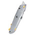 Quick-Change Utility Knife w/Retractable Blade & Twine Cutter, Silver