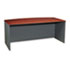 72"W Bow Front Desk Shell Series C Hansen Cherry