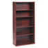 36"W 5-Shelf Bookcase Series C Mahogany