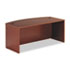 72"W Bow Front Desk Shell Series C Mahogany