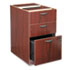 BL Laminate Three-Drawer Pedestal File, 15-5/8w x 21-3/4d x 27-3/4h, Mahogany