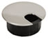 Optional Grommet For Worksurfaces, Brushed Nickel Finish - View 1