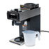 12-Cup Two-Station Commercial Pour-O-Matic Coffee Brewer, Stainless Steel, Black