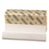 Green Folded Towels, C-Fold, Natural White, 10 1/8W x 13L, 200/Pack, 12/Carton