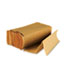 Multifold Paper Towels, Brown, 9 x 9 9/20, 250/Pack, 16 Packs/Carton
