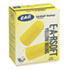 E-A-Rsoft Yellow Neon Soft Foam Earplugs, Uncorded, Regular Size, 200/Box - View 2