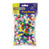 Pony Beads, Plastic, 6mm x 9mm, Assorted Colors, 1000/Pack