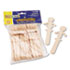 People-Shaped Wood Craft Sticks, 5 3/8", Wood, Natural, 36/Pack