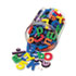 Wonderfoam Magnetic Alphabet Letters, Assorted Colors. 105/Pack