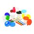 No-Spill Cups & Coordinating Brushes, Assorted Colors, 10/Pack