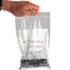 Write-On Recloseable Small Parts Bags, Poly, 6 x 9, Clear, 1000/Carton