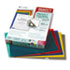 Project Folders, Jacket, Letter, Poly, Assorted Colors, 25/Box