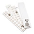 Self-Adhesive Attaching Strips, 3-Hole Punched, 11 x 1, 200/BX