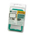 Self-Adhesive Name Badges, 3-1/2 x 2-1/4, Green, 100/Box