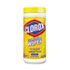 Lemon Scent Disinfecting Wet Wipes, Cloth, 7 x 8, 35/Canister, 12/Carton