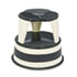 Original Kik-Step Steel Step Stool, 15-5/8 dia. x 14h, 500lb Duty Rating, Beige