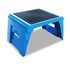Folding Step Stool, 250lb Duty Rating, 14w x 11 1/4d x 9 3/4h, Blue
