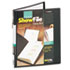 ShowFile Display Book w/Custom Cover Pocket, 24 Letter-Size Sleeves, Black