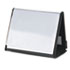 ShowFile Horizontal Display Easel, 20 Letter-Size Sleeves, Black