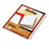 Traditional OneStep Index System, 12-Tab, Months, Letter, White, 12/Set