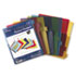 Poly Expanding Pocket Index Dividers, 8-Tab, Letter, Assorted, per Pack