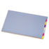 Tabloid-Size Poly Index Divider, 8-Tab, Assorted Colors