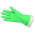 Flock-Lined Nitrile Gloves, Green