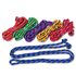 Braided Nylon Jump Ropes, 8-ft., 6 Assorted Color Jump Ropes/Set