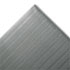Ribbed Anti-Fatigue Mat, Vinyl, 27 x 36, Gray