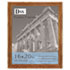 Solid Wood Poster Frame, Traditional w/Plexiglas Window, 16 x 20, Med Oak