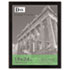 Black Wood Poster Frame w/Plastic Window, Wide Profile, 18 x 24