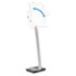Info Sign Duo Floor Stand, Tabloid-Size Inserts, 15 x 44-1/2, Clear