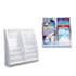 Multi-Tiered Desktop/Wall-Mount Literature Holders, 20-1/4w x 5d x 19-3/4h, Gray
