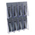 Multi-Pocket Wall-Mount Literature Systems, 18-1/4w x 2-7/8d x 23-1/2h, Clear/BL