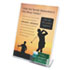 Superior Image Sign Holder w/Pocket, 8-1/2w x 11h, Clear