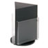 Countertop Revolving Literature Racks, 3 Compartments, 10-1/4w x 13h, Black