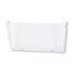 Unbreakable Docupocket Single Pocket Wall File, Letter, Clear