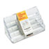 Eight-Pocket Business Card Holder, Capacity 400 Cards, Clear