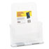 DocuHolder for Countertop or Wall Mount Use, 9-1/4w x 3-3/4d x 10-3/4, Clear - View 1