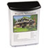 Outdoor Literature Box, 10w x 4-1/2d x 13-1/8h, Black/Clear - View 3