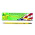 Woodcase Pencil, F #2.5, Yellow Barrel, Dozen
