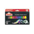 Ambrite Paper Chalk, Assorted Colors, 12 Sticks/Set