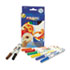 Prang Washable Markers, Fine Point, 8 Assorted Colors, 8/Set