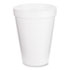 Drink Foam Cups, 12 oz., White, 40 Bags of 25/Carton