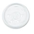 Plastic Lids, for 16-oz. Hot/Cold Foam Cups, Slip-Thru Lid, WE, 1000/Carton