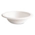 Compostable Sugarcane Dinnerware, 12 oz. Bowl, Natural White, 50/Pack